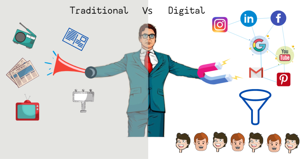 Digital Marketing Vs Traditional Marketing