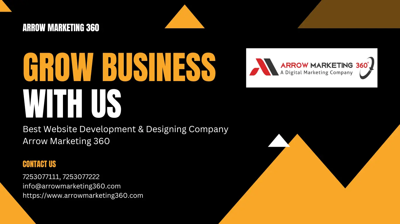 best website development & designing company - Arrow Marketing 360